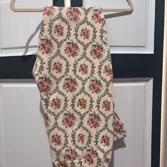 WeWoreWhat Pants - Floral print flare pants